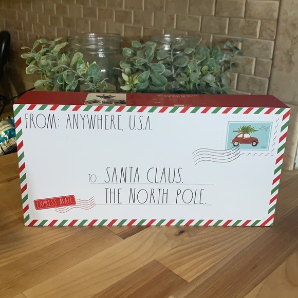 Rae Dunn Other - RAE DUNN FARMHOUSE “TO SANTA CLAUS” LETTER WOODEN SIGN